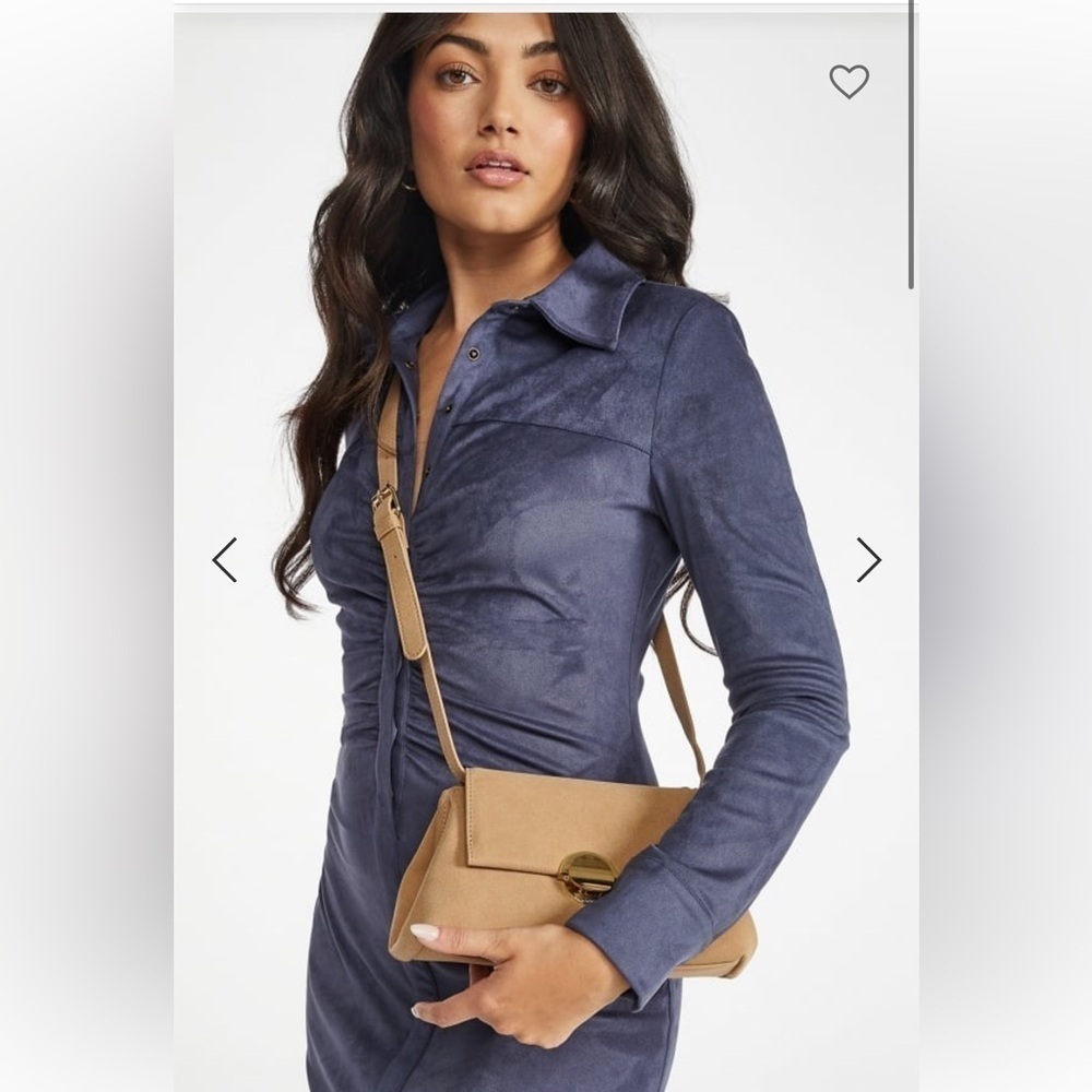 JustFab Minimal Soft Pouch Cross Body Bag - NWT​​​​​​​